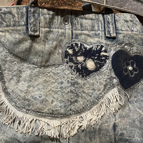 Vintage Denim Nijovo large BOHO Tote - Picture 5 of 11
